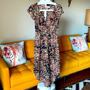 WAYF - Black/Floral long dress